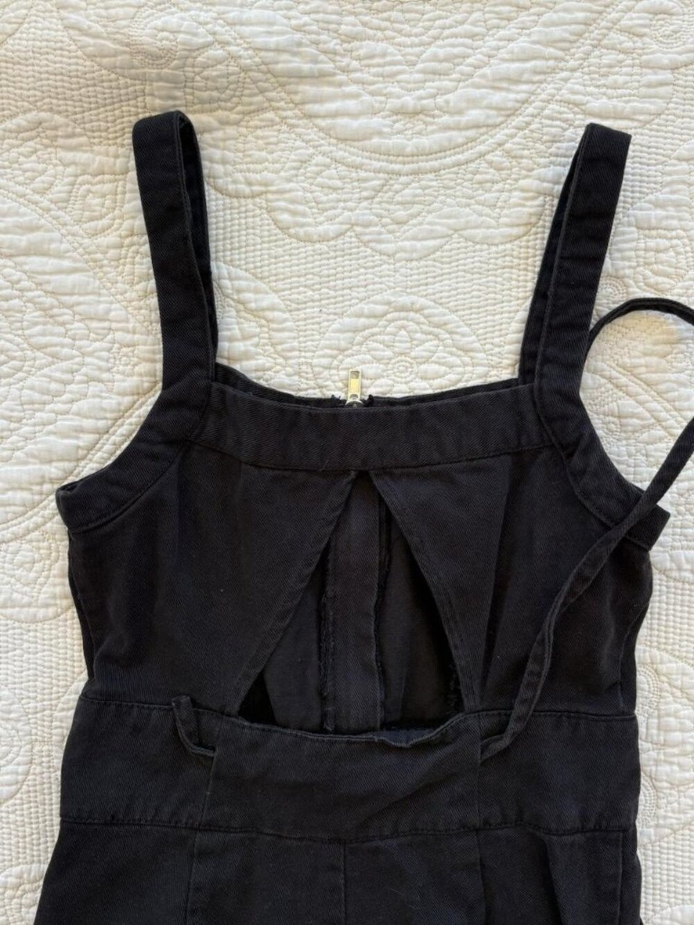 Cotton Black Jumpsuit